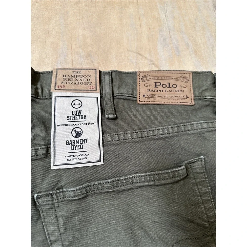 Polo Ralph Lauren Men's Big & Tall Hampton Straight Stretch Jean 46B X 34